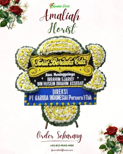 Papan Bunga Duka di Purbayan
